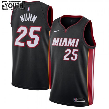 Dres Miami Heat Kendrick Nunn 25 2020-21 Nike Icon Edition Swingman - Dječji